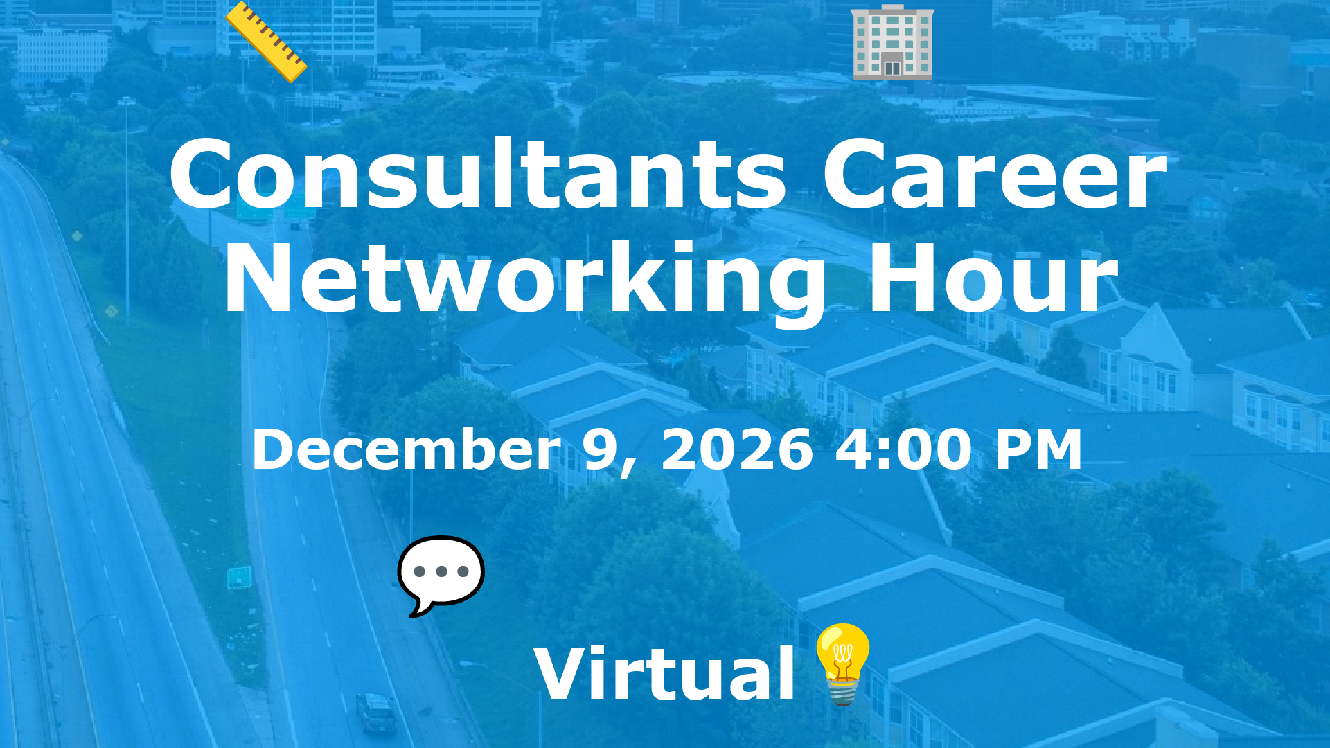 Consultants Career Networking Hour event image